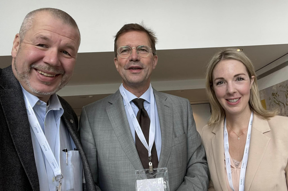 MdB Dr. Joe Weingarten, Botschafter Steffen Seibert und Ellen Demuht, MdL