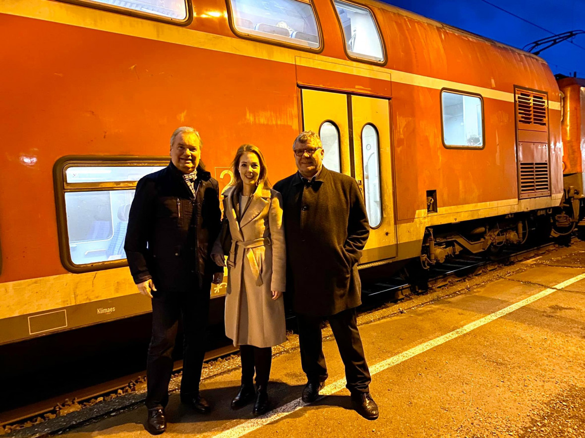 Karsten Fehr, Ellen Demuth und Michael Mahlert  